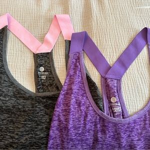 NWT | ***Set of 2*** Old Navy Tank Tops | Heather Grey & Purple | Size XXL